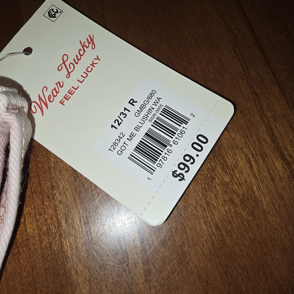Lucky Brand Pink Flare & Wide Leg Jeans NWOT - Picture 7 of 7